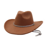Unisex Cowboy Fedora Hat Ethnic Style_Cwah04429