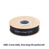 2 5CM FLOWER PACKAGING RIBBON BOW RIBBON_CWMM5784