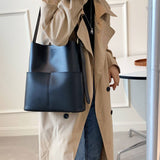 Women Large-Capacity Design Slung Bucket Bag_Cwab0961