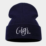 FASHIONABLE LETTER EMBROIDERY CASUAL KNITTED HAT_CWAH2118