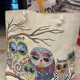 Vintage Animal Embroidered Canvas Tote Bag_Cwab1679
