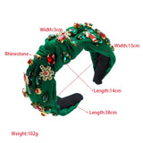 Christmas Headband Knotted By Hand Sewing
