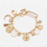 Womens Starry Sky Necklace Bracelet Earrings Set