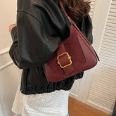 NEW AUTUMN RETRO CONTRAST COLOR UNDERARM BAG_CWAB3283