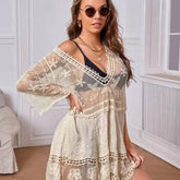 LACE BIKINI SWIMSUIT BEACH COVERUP WOMEN_CWMW0676