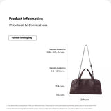 LARGE VINTAGE TOTE BOWLING BAG STYLE HANDBAG_CWAB5329