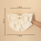 ELEGANT TEXTURE BIG BOW HAIRPIN_CWASC1066
