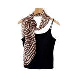 Floral Print Slim Scarf For Women_Cwasc03970