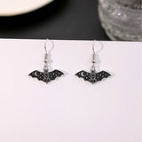 DARK HALLOWEEN FUNNY CREATIVE BAT EARRINGS_CWAJE1842