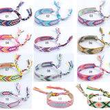 ETHNIC STYLE COLORFUL TASSEL WOVEN BRACELET_CWAJE0709