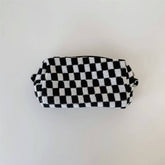 PLAID WASH BAG COSMETIC BAG_CWAB1031