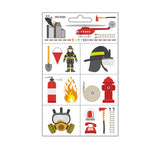 KIDS WATERPROOF FIRE TRUCK TATTOOS FOR SAFETY WEEK_CWMM8259