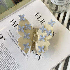 3D BUTTERFLY ACETATE HAIR CLAW FLORAL CLIP_CWASC1595