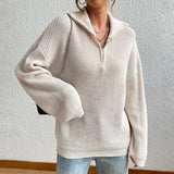 Vintage Half-Zip Pullover Sweater Knitwear