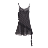 Womens French Layered Shiny Short Dress_Cwdmd5816