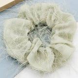 FASHION TASSELS SOLID COLOR SCRUNCHIE_CWAHA0180