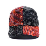 SUMMER BLING BASEBALL CAP STYLISH RHINESTONE HAT CWAH1236