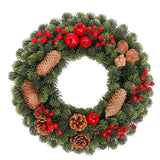 Ins Nordic Faux Nordic Pine Christmas Wreath_Cwmm9926