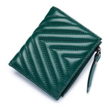 FASHION LEATHER EMBROIDERED SHORT FOLDING WALLET_CWAB3784