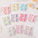 CUTE CARTOON GLITTER BOW HAIR CLIP SET_CWAHA6730