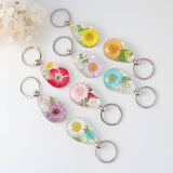 CREATIVE REAL FLOWER KEYCHAIN CAR PENDANT_CWMM3704