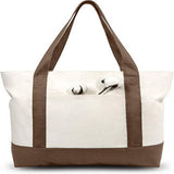 Cwab2874_Canvas Home Shopping Large Capacity Tote Bag