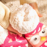 ROSE RED OWL MID TUBE PLUSH INDOOR SLIPPERS_CWMS0735