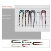 ACETATE SHEET 5MM THICK PLATE U SHAPE HAIRPIN_CWAHA4223