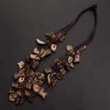 HANDMADE COLORFUL RICE BEAD FLOWER NECKLACE_CWMM4426