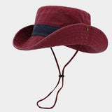 Vintage Wide Brim Jungle Fishing Hat_Cwah3789