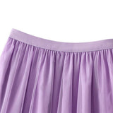 SWEET RUFFLE TULLE A LINE FLARED PUFF SKIRT_CWBMS0376