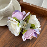 SUMMER RESORT STYLE ROSE FLOWERS HAIRPINS_CWAHA1171