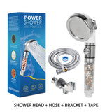 Three-Speed Water Filter Shower Head With Booster_Cwasc1703