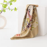 Thermal Shirt Geometric Print Scarf_Cwasc0926