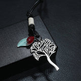 CREATIVE AND FASHIONABLE ALLOY HAPPY TREE NECKLACE_CWMM4614