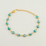 Cwaje1958_Fashion Titanium Steel Round Eye Bracelet