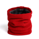 SOLID COLOR PLUS VELVET ELASTIC WARM NECK GAITER_CWASC1023