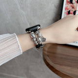 IWATCH9 1 SE DOG PAW ORNAMENT GENUINE LEATHER STRAP_CWWW0060