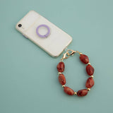 11 81IN IRREGULAR ACRYLIC STONE CHAIN BAG STRAP_CWMM5063