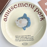 OCEAN SERIES ACETATE HAIR CLAW SUNFISH PUFFERFISH_CWAHA6024