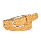 SIMPLE STONE PATTERN BUCKLE BELT_CWABE0590