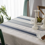 GEOMETRIC STRIPED TABLECLOTH PRINTED TABLECLOTH_CWMM0960