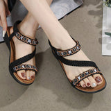 Casual Anti Skid Fashion Rhinestone Sandals_Cwshs0541