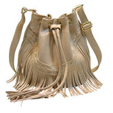 Women Leather Tassel Bucket Bag_Cwab0791