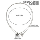 BEADED NECKLACE WITH STAR SHAPED PENDANT TASSELS_CWAJE1158