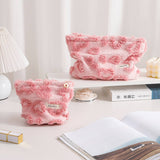 Cute Plush Heart Makeup Cosmetic Pouch Bag_Cwab06092
