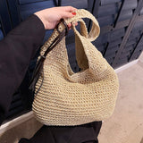 Fashionable And Simple Shoulder Woven Bag_Cwab2313