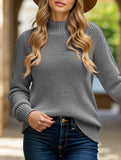 Loose V-neck Knit Sweater