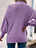Loose V-neck Knit Sweater