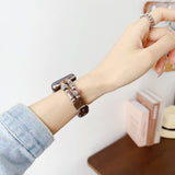 IWATCH8 1 SE TIBETAN SILVER GENUINE LEATHER STRAP_CWWW0071